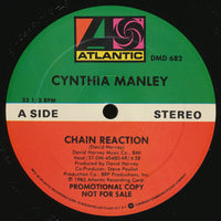 Rectangle Triangle Chain Reaction / Love Ain't Easy album cover featuring vibrant abstract artwork and bold typography.