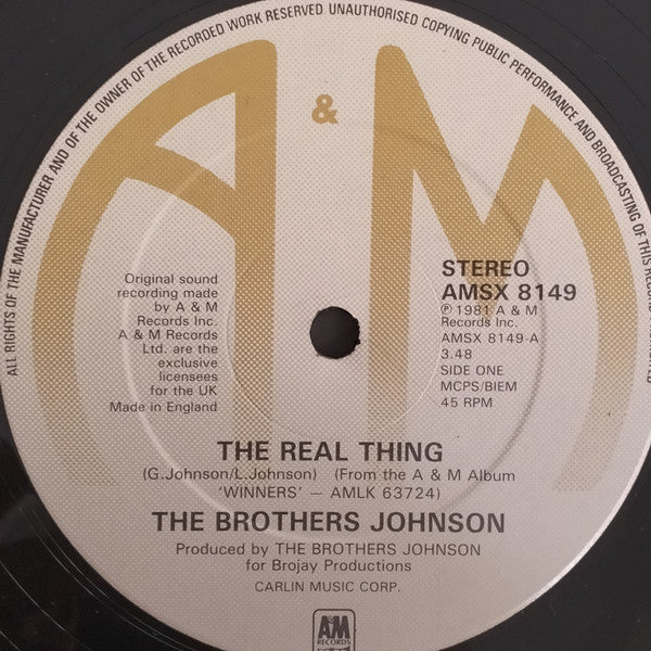 The Real Thing Brothers Johnson