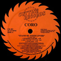 Rectangle Triangle Stand By Your Lover / Two Wrongs vinyl record cover with bold text and abstract artwork.