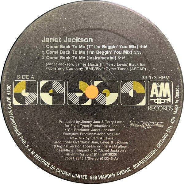 Come Back To Me Janet Jackson