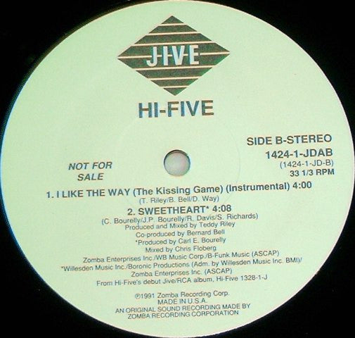 I Like The Way (The Kissing Game) Hi-Five