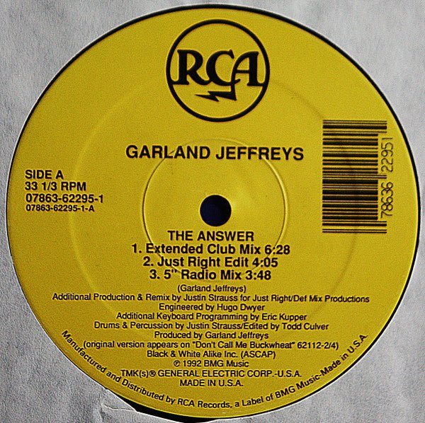 The Answer 2 Garland Jeffreys