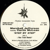 Marshall Jefferson Featuring Curtis McLean* - Step By Step
