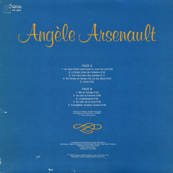 Libre Angèle Arsenault