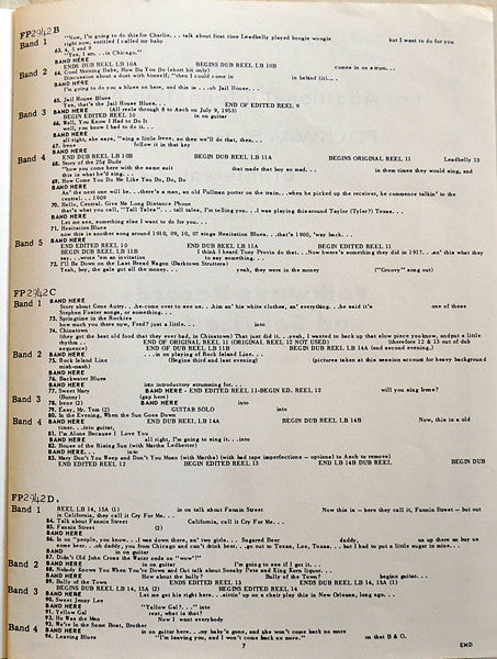 Leadbelly's Last Sessions Part One Leadbelly