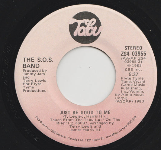 The S.O.S. Band - Just Be Good To Me