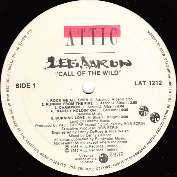 Call Of The Wild Lee Aaron