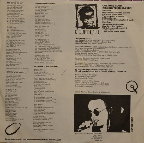 Kissing To Be Clever 2 Culture Club