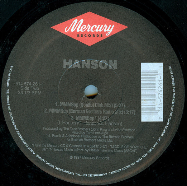Mmm Bop (Remixes) Hanson