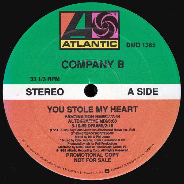 You Stole My Heart Company B