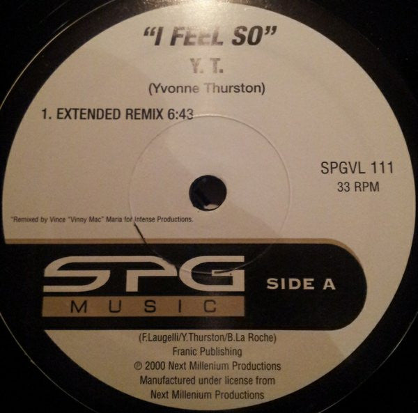 I Feel So / Welcome Yvonne Thurston,Mike Ski