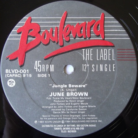 Jungle Beware June Brown