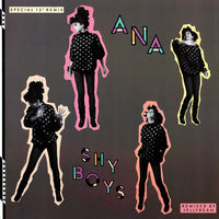 Rectangle Triangle Shy Boys special 12-inch remix vinyl record with colorful abstract cover art.