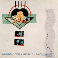 Rectangle Triangle's "Promised You A Miracle" album cover featuring vibrant artwork and bold typography.
