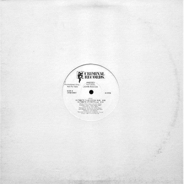 I.O.U. 3 Freeez,John Rocca