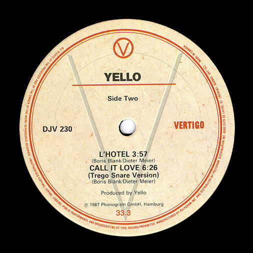 Call It Love Yello