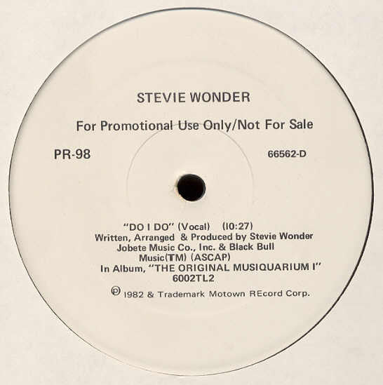 Do I Do / Front Line Stevie Wonder