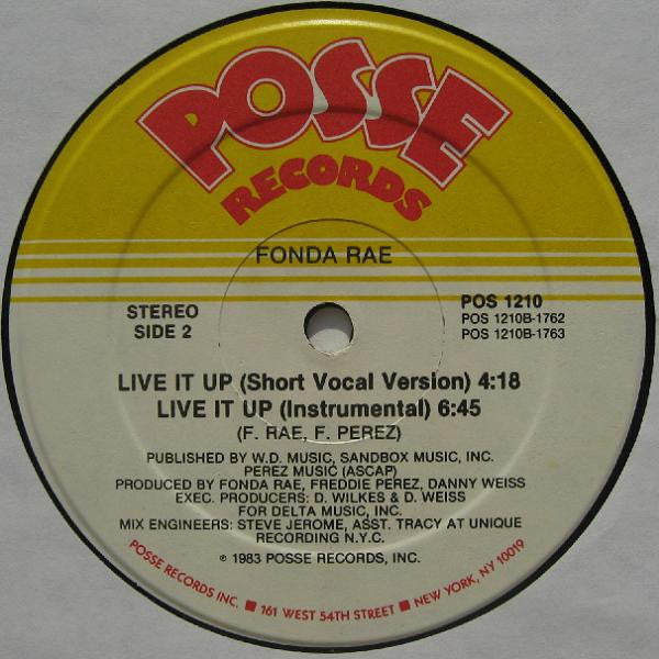 Live It Up 4 Fonda Rae