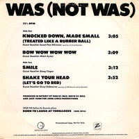 Was (Not Was) - Selections From Born To Laugh At Tornadoes, 12" vinyl, on Geffen Records (1983)
