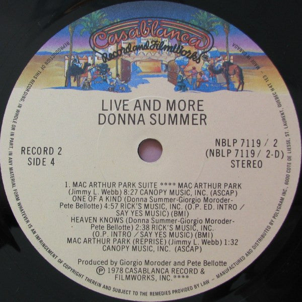 Live And More Donna Summer