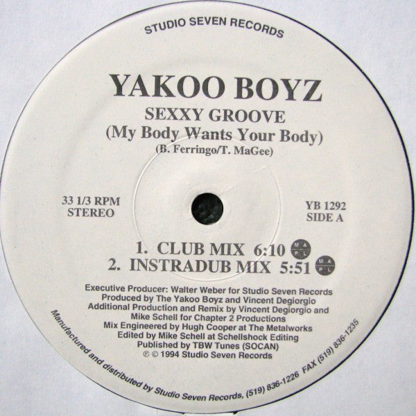 Sexxy Groove (My Body Wants Your Body) Yakoo Boyz