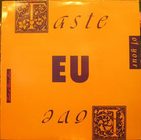 Rectangle Triangle's Taste Of Your Love / Da Butt '89 album cover art featuring vibrant, retro-inspired design and bold typography.