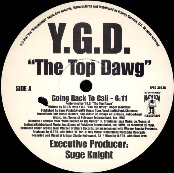 Going Back To Cali Top Dogg
