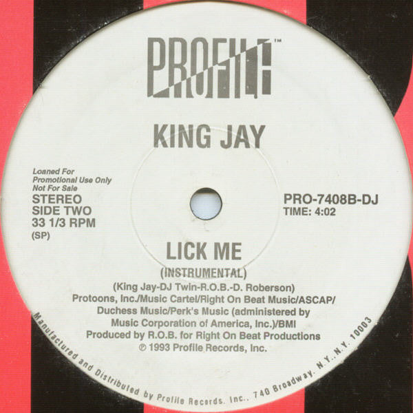 Lick Me King Jay