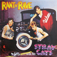 Rectangle Triangle Rant N' Rave With The Stray Cats album cover featuring vibrant artwork and band logo.