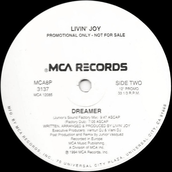 Dreamer 4 Livin' Joy