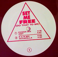 Rectangle Triangle Set Me Free (Do That To Me) 4 album cover featuring abstract geometric shapes and bold text.