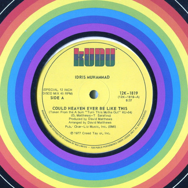 Could Heaven Ever Be Like This / Tasty Cakes Idris Muhammad
