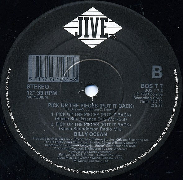 Pick Up The Pieces (Put It Back) Billy Ocean