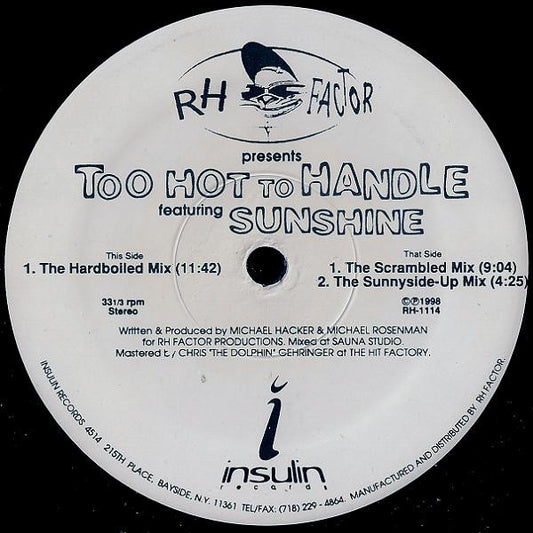 RH Factor Featuring Sunshine (17) - Too Hot To Handle