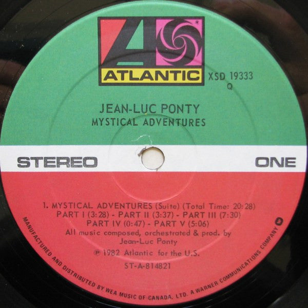 Mystical Adventures Jean-Luc Ponty