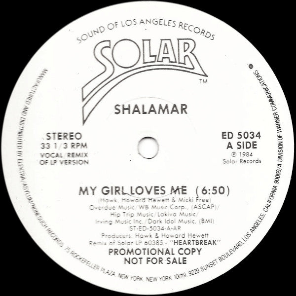 My Girl Loves Me Shalamar