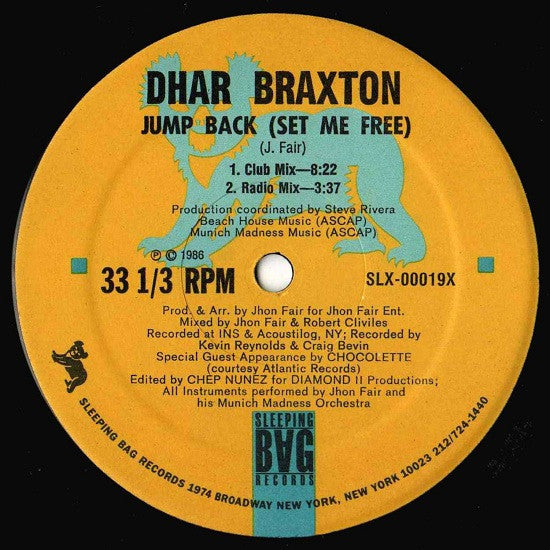 Jump Back (Set Me Free) Dhar Braxton