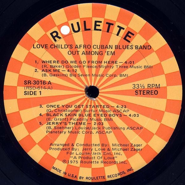 Out Among 'Em Love Childs Afro Cuban Blues Band