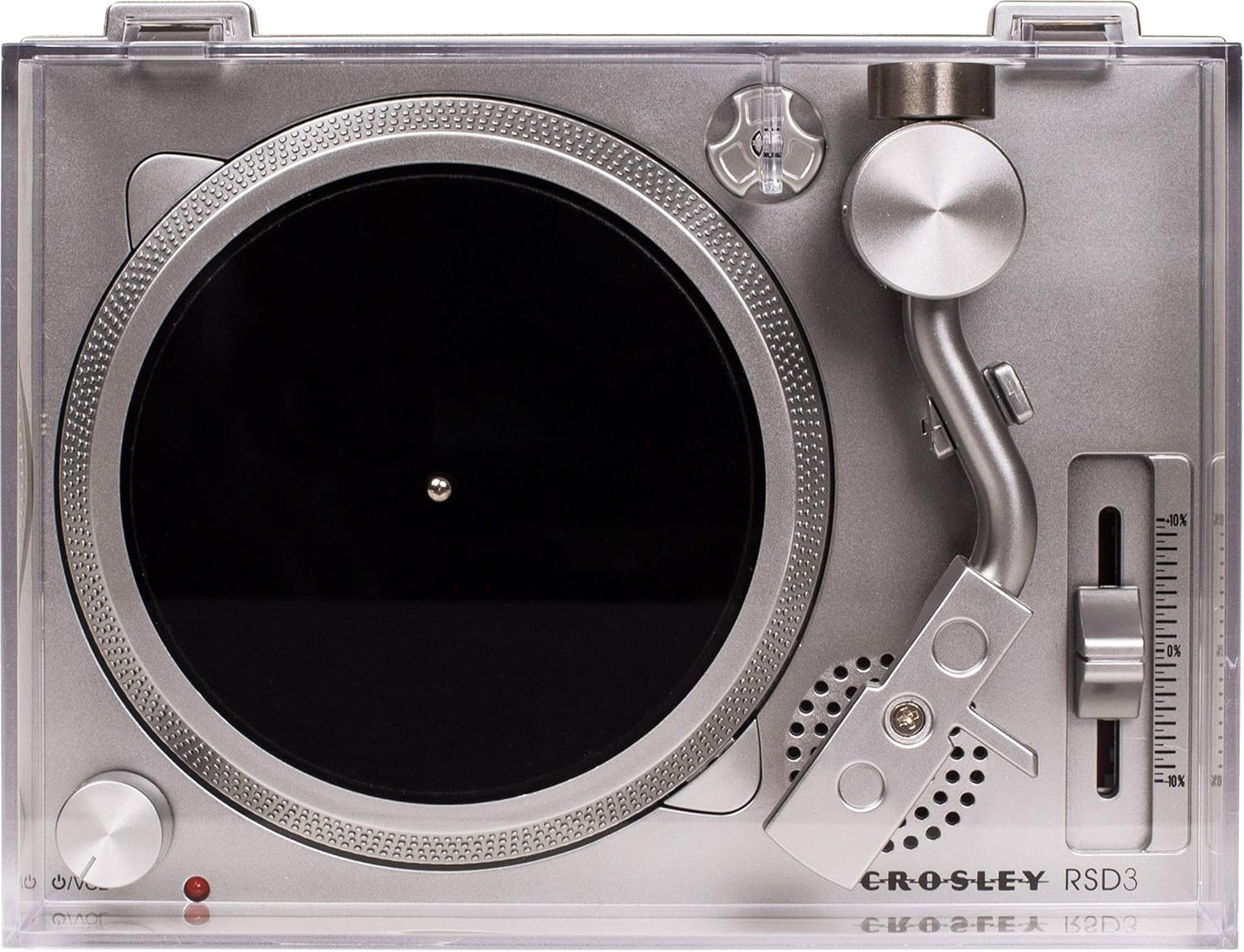 Mini Turntable (RSD3) | Rectangle Triangle | 



Brand
Crosley


Maximum rotational speed
33 RPM



 
Included components:
RSD3 Mini Turntable,  