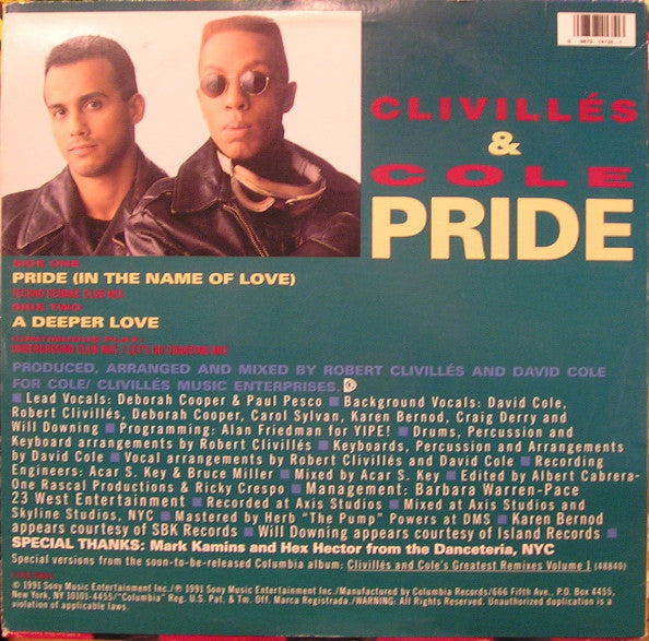 Pride (In The Name Of Love) Clivillés & Cole