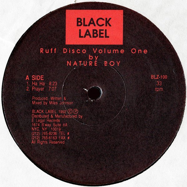 Ruff Disco Volume One Nature Boy