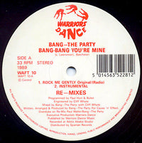 Rectangle Triangle Bang-Bang You're Mine remix album cover featuring vibrant abstract artwork and bold typography.