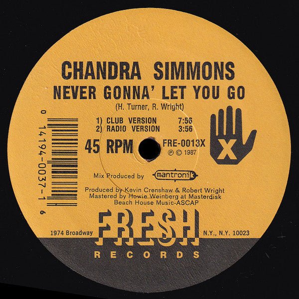 Never Gonna' Let You Go Chandra Simmons