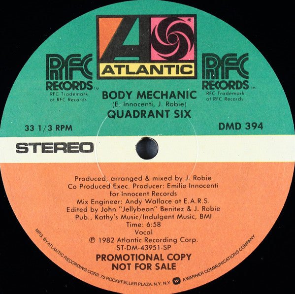 Body Mechanic 3 Quadrant Six