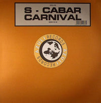 Colorful carnival-themed rectangle triangle puzzle piece with vibrant patterns and bold shapes on a white background.