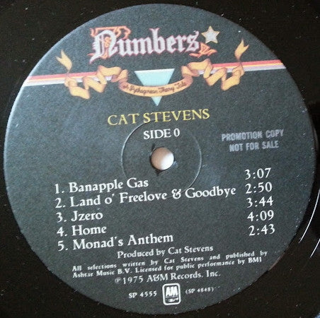 Numbers Cat Stevens
