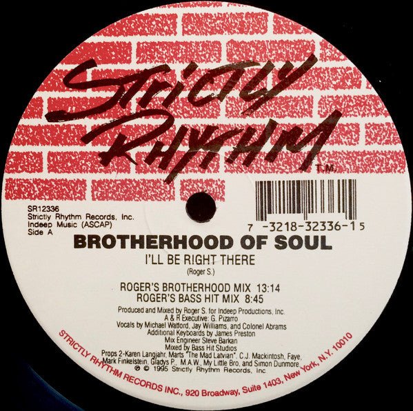 I'll Be Right There Brotherhood Of Soul