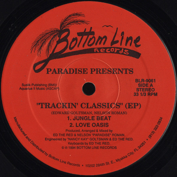 Rectangle Triangle Trackin' Classics (EP) album cover featuring abstract geometric shapes and vibrant colors.