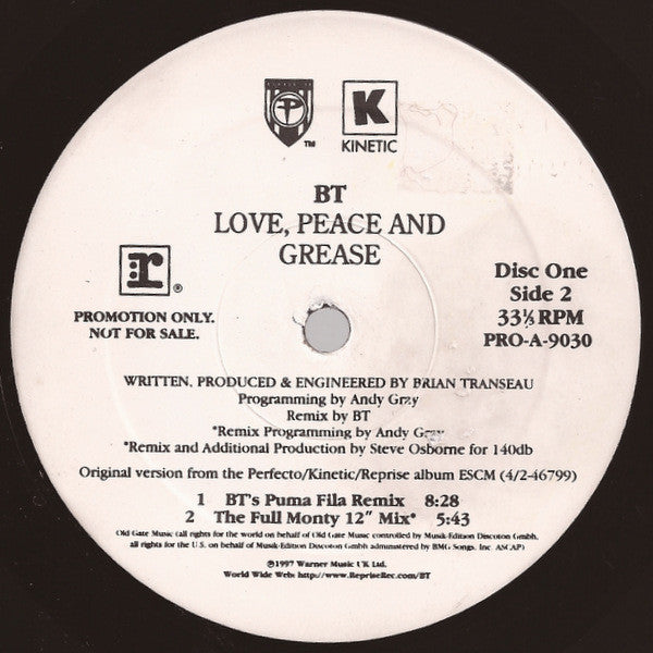 Love, Peace And Grease | Rectangle Triangle  