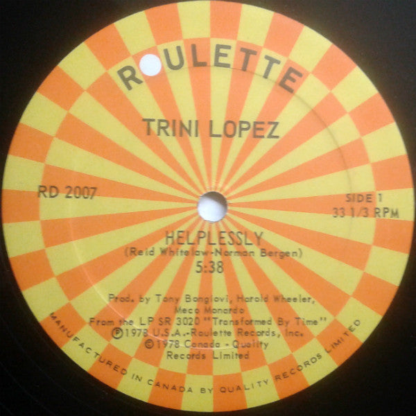 Helplessly Trini Lopez
